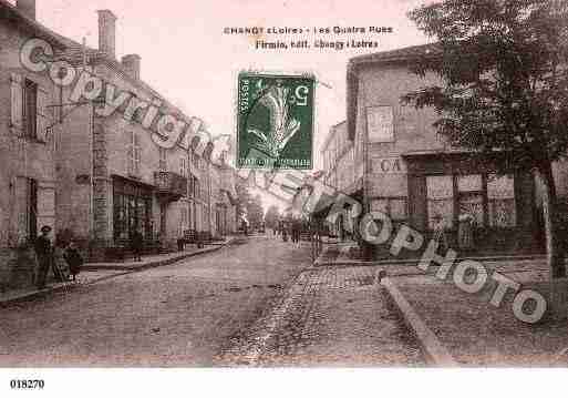 Ville de CHANGY, carte postale ancienne