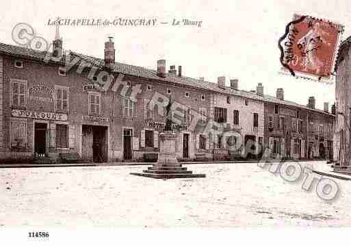 Ville de CHAPELLEDEGUINCHAY(LA), carte postale ancienne