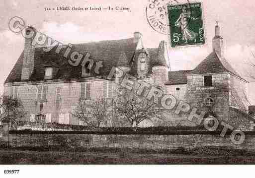 Ville de LIGRE, carte postale ancienne