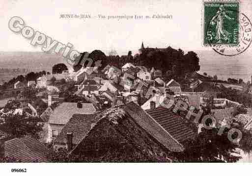 Ville de MONTSAINTJEAN, carte postale ancienne