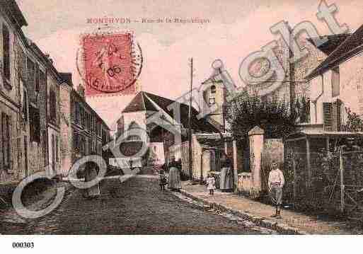 Ville de MONTHYON, carte postale ancienne