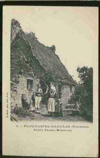Ville de PLOUGASTELDAOULAS, carte postale ancienne