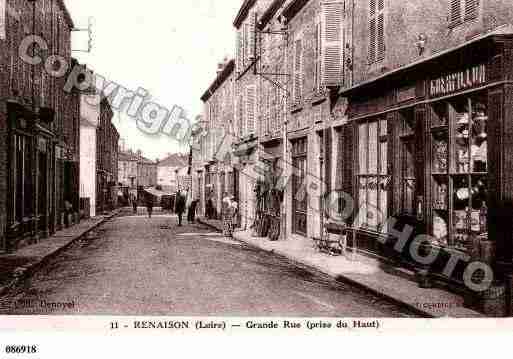 Ville de RENAISON, carte postale ancienne