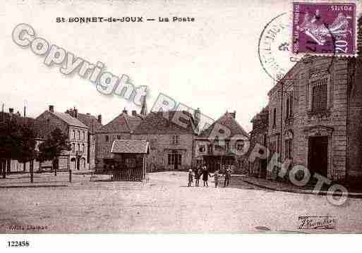 Ville de SAINTBONNETDEJOUX, carte postale ancienne