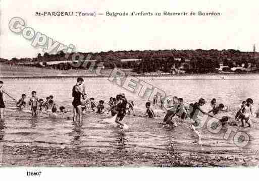 Ville de SAINTFARGEAU, carte postale ancienne