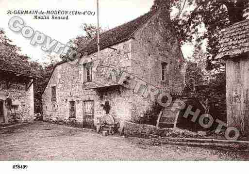 Ville de SAINTGERMAINDEMODEON, carte postale ancienne