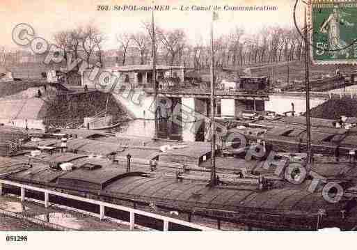 Ville de SAINTPOLSURMER, carte postale ancienne