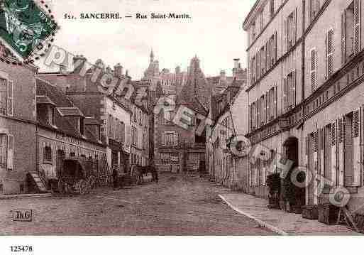 Ville de SANCERRE, carte postale ancienne