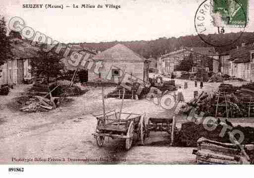 Ville de SEUZEY, carte postale ancienne