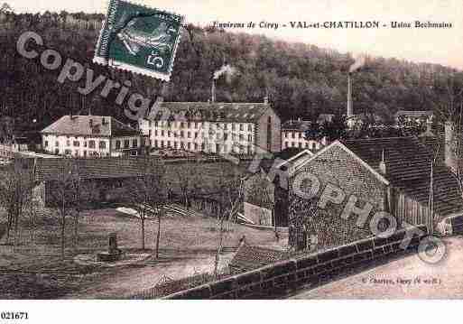 Ville de VALETCHATILLON, carte postale ancienne