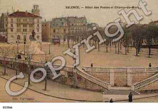 Ville de VALENCE, carte postale ancienne
