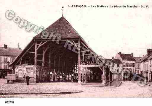 Ville de ARPAJON, carte postale ancienne