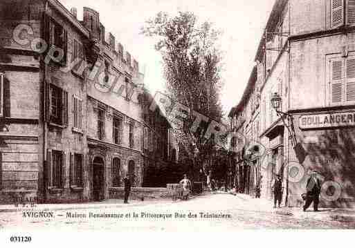 Ville de AVIGNON, carte postale ancienne