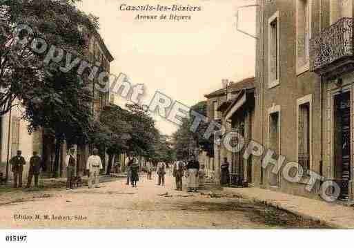 Ville de CAZOULSLESBEZIERS, carte postale ancienne