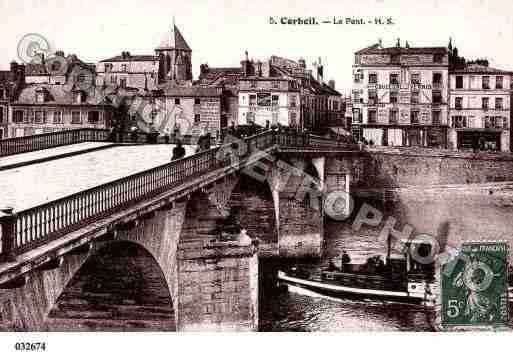 Ville de CORBEILESSONNES, carte postale ancienne