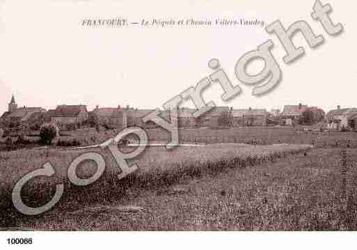 Ville de FRANCOURT, carte postale ancienne