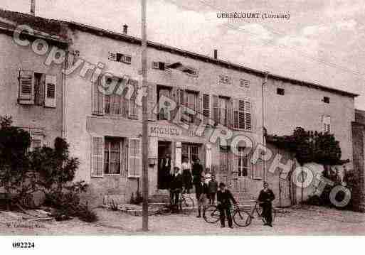 Ville de GERBECOURT, carte postale ancienne