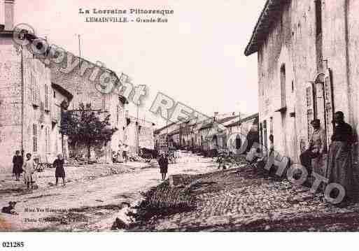 Ville de LEMAINVILLE, carte postale ancienne