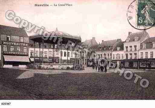 Ville de MERVILLE, carte postale ancienne