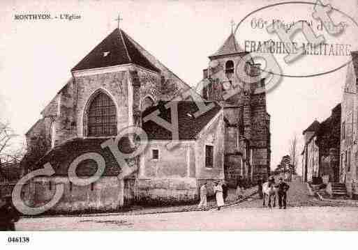 Ville de MONTHYON, carte postale ancienne