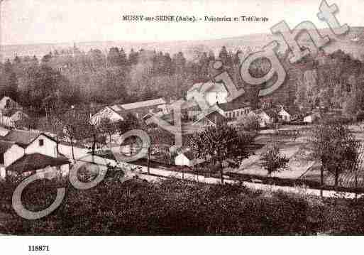 Ville de MUSSYSURSEINE, carte postale ancienne