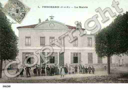 Ville de PENCHARD, carte postale ancienne