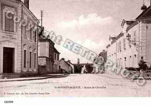 Ville de SAINTBONNETDEJOUX, carte postale ancienne