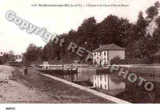 Ville de SAINTGERMAINSURILLE, carte postale ancienne