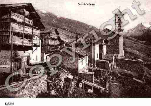 Ville de SAINTVERAN, carte postale ancienne