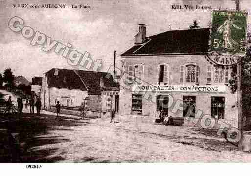 Ville de VAUXSOUSAUBIGNY, carte postale ancienne