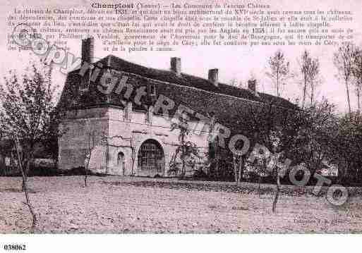 Ville de CHAMPLOST, carte postale ancienne