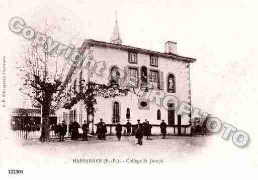 Ville de HASPARREN, carte postale ancienne