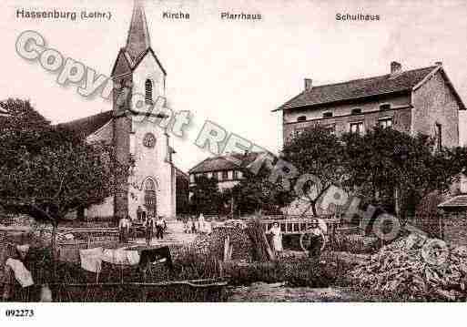 Ville de HAZEMBOURG, carte postale ancienne