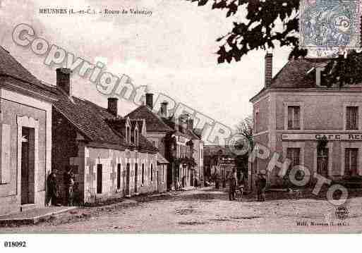 Ville de MEUSNES, carte postale ancienne