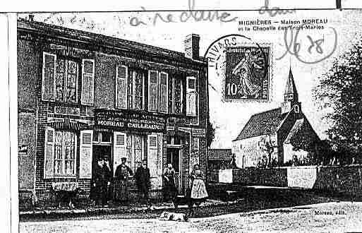 Ville de MIGNERES, carte postale ancienne