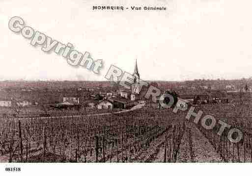 Ville de MOMBRIER, carte postale ancienne