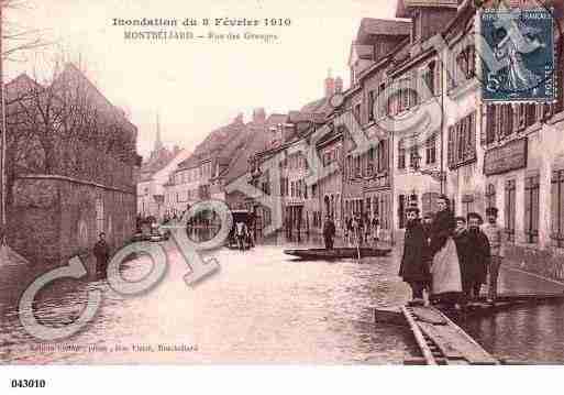 Ville de MONTBELIARD, carte postale ancienne