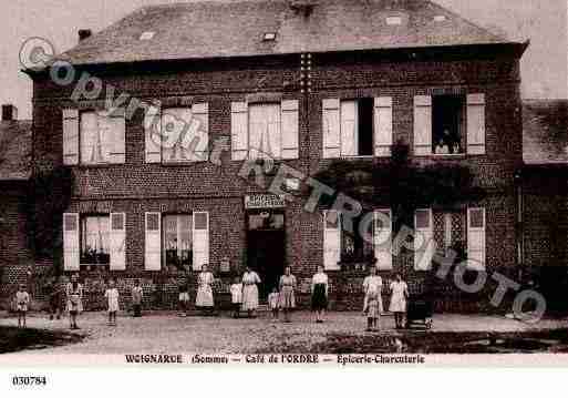 Ville de WOIGNARUE, carte postale ancienne