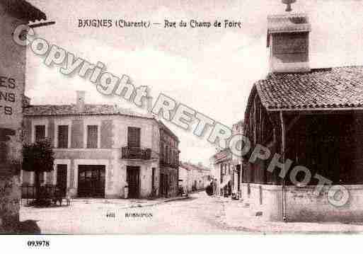 Ville de BAIGNESSAINTERADEGONDE, carte postale ancienne