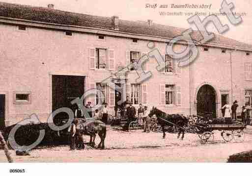 Ville de BAMBIDERSTROFF, carte postale ancienne