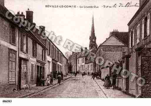 Ville de BEVILLELECOMTE, carte postale ancienne