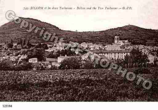 Ville de BILLOM, carte postale ancienne