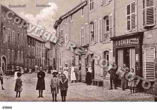 Ville de BOUZONVILLE, carte postale ancienne