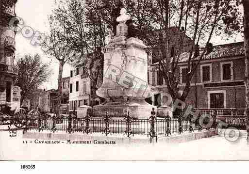 Ville de CAVAILLON, carte postale ancienne