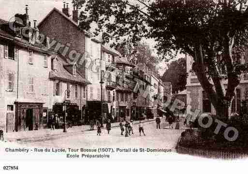 Ville de CHAMBERY, carte postale ancienne