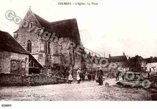 Ville de COLMERY, carte postale ancienne