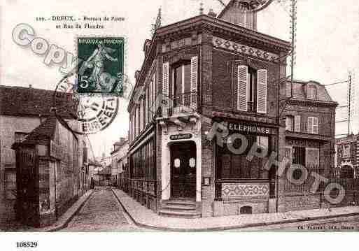 Ville de DREUX, carte postale ancienne