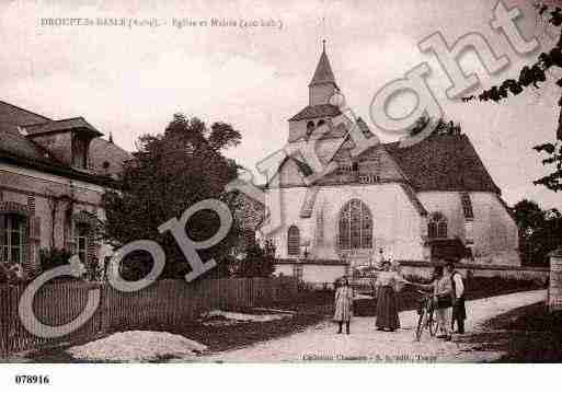 Ville de DROUPTSAINTBASLE, carte postale ancienne