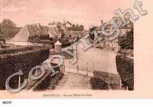 Ville de EMANVILLE, carte postale ancienne