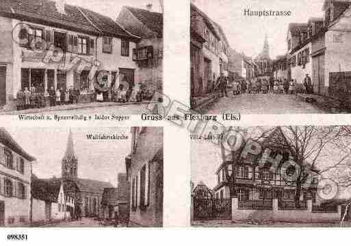Ville de FLEXBOURG, carte postale ancienne